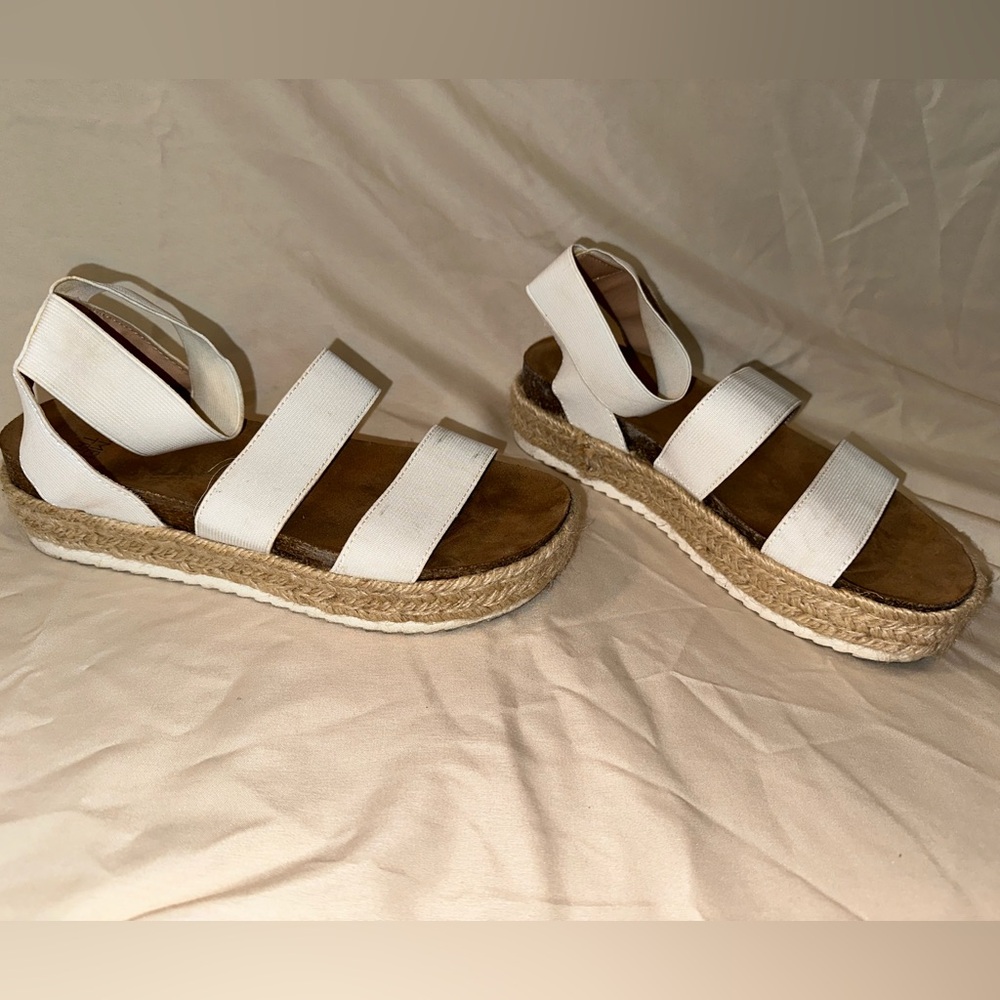 White Strappy Sandals